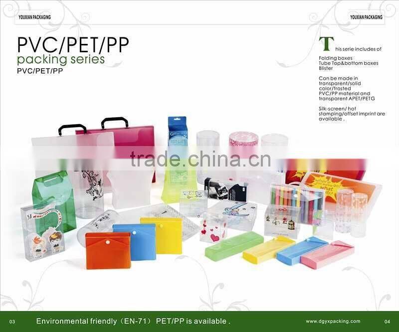 Offset printing / silkscreen PET blister for gifts packaging , cosmetic items , promotion items , underwear packaging
