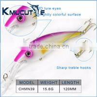 Manufacturer wholesale CHMN38 minnow lures for flathead minnow lures for flathead