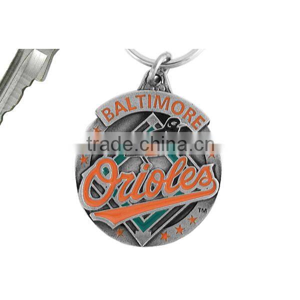 An Allan Robin Design! Silver Tone Star Key Chain "Welcome To The Team" Keyring