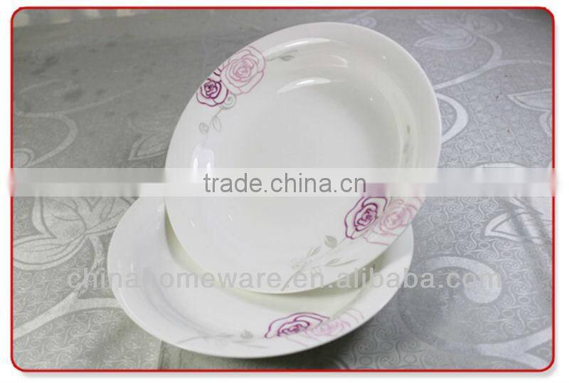 8' porcelain plate