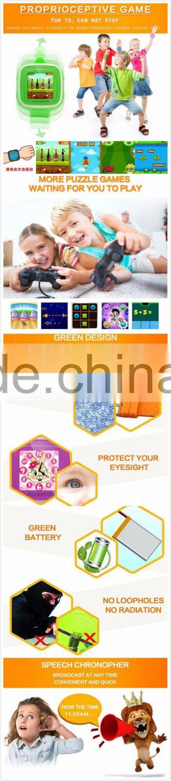 HOT 1.5 inch Digital Kids Preschool Learning Games Peodometer USB Rechargeable Alarm Timer Stopwatch Kids Smart Watch