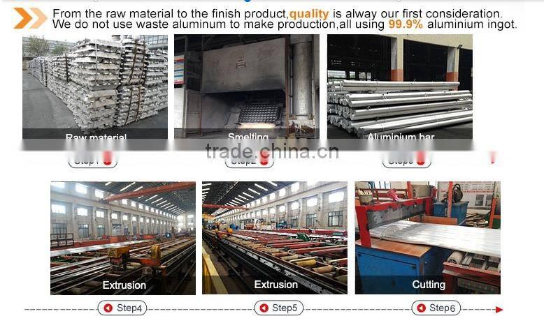 manufactured design aluminum profile sickness 2.0mm wood profile for door