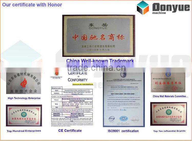 thermal insulated blocks from Chinese manufacturer Dongyue Machinery Group