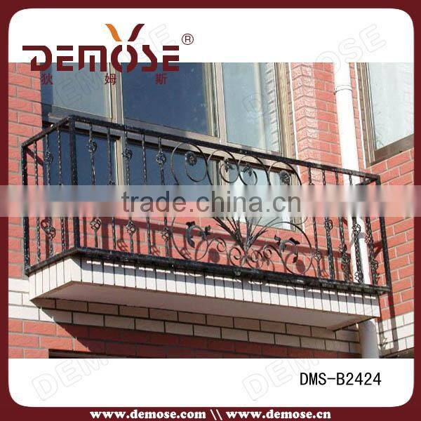 antique wrought iron balustrade for step