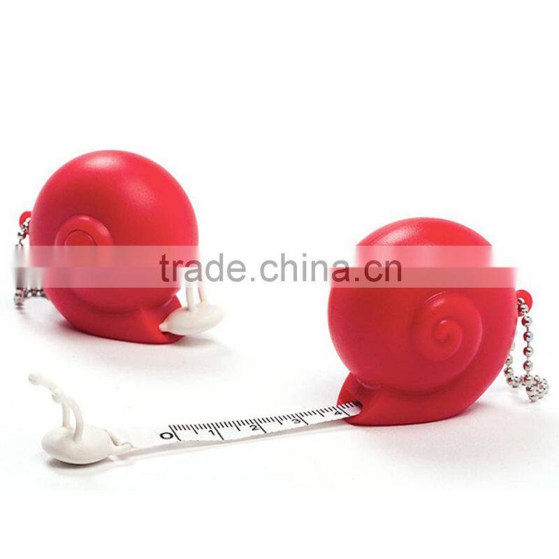 Smile Promotional Gift Mini Snial Measuring Tape