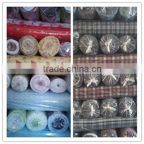 plaid flannel fabric 100% cotton flannel fabric