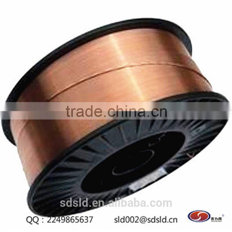 SG2 AWS ER70S-6 brass coated copper clad alloy welding wire