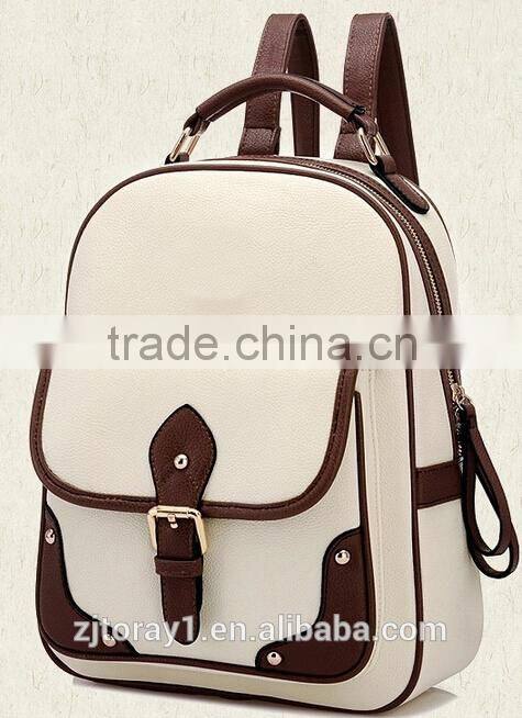 High Quality Wholesale Girls Leather School Bag
