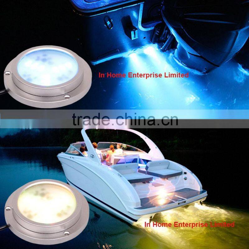 13W Stainless Steel IP68 Led Boat Lights RGB Bluetooth for Nautical Lighting