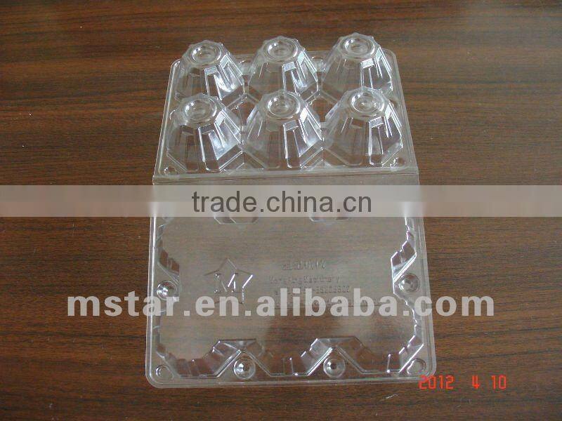 PET plastic egg tray