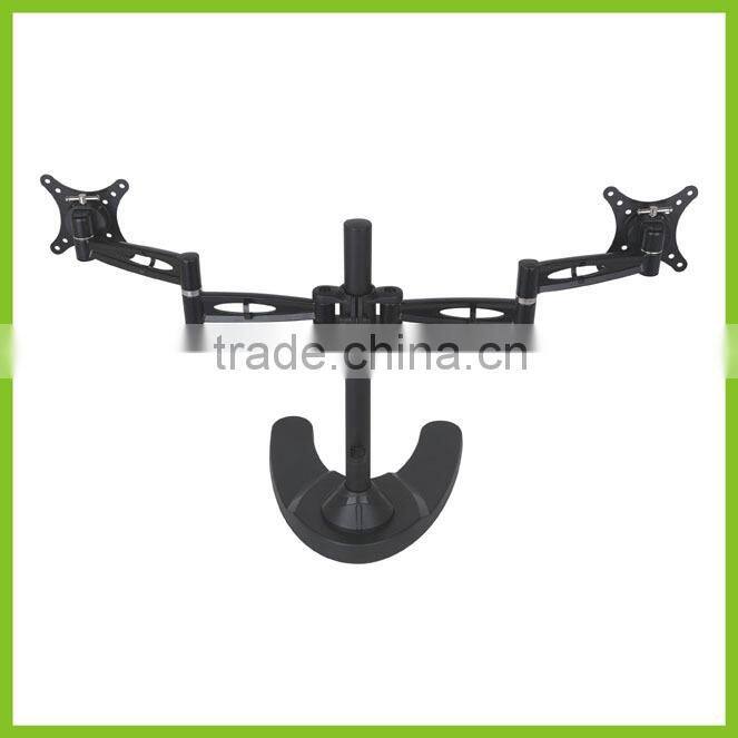 LCD512D-STAND Free Standing Dual LED/LCD Screen Desktop Monitor Stand