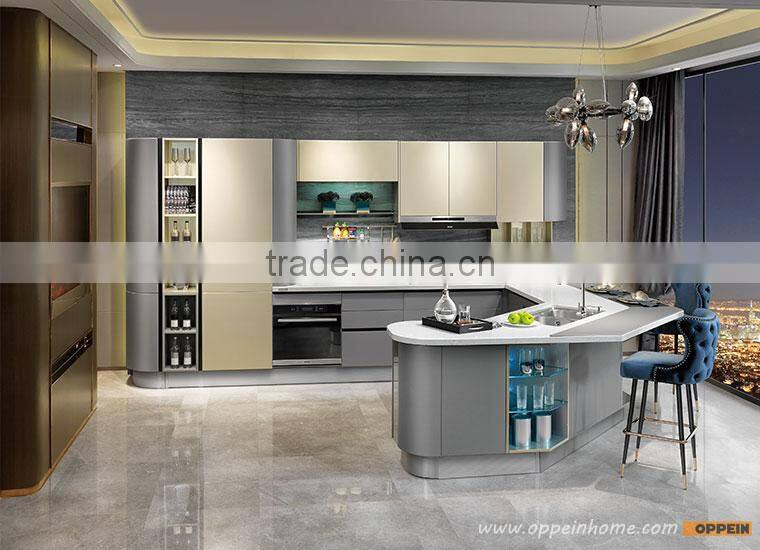 Custom North American Project Modern Lacquer Small Kitchen Designs