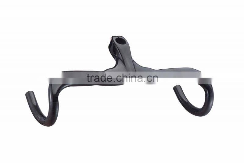 MeyerGlobal OEM NEW design Glossy surface 3k carbon road bike handlebar 80/90/100/110mm handlebar integrated MG-HB002