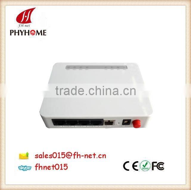 EPON ONU 2 Ethernet port +1VOIP/POTS compatible with huawei/zte OLT