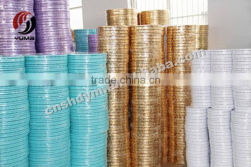 gold rectangle hardware colorful cake drum