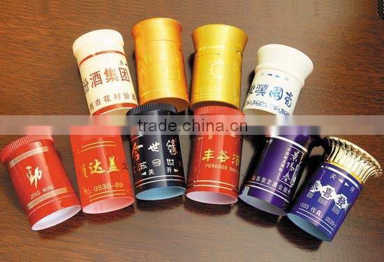 Hot stamping machine for wine caps cosmetic caps