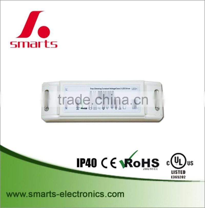 12vDC constant voltage triac dimmable led driver