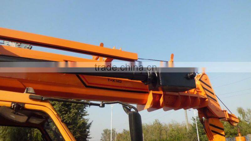 6 ton truck crane with drill price for sale GNQY-C6D