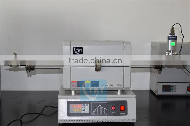 1200 degree three way gas flowmeter mini cvd furnace