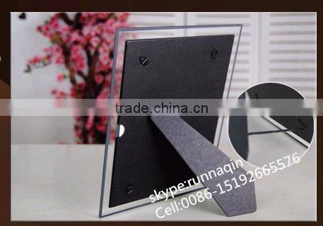 Glass crystal frameless glass certificate poster frame