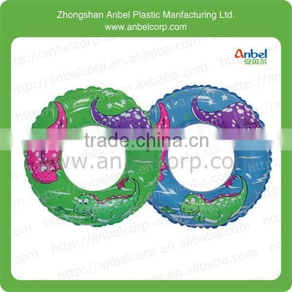 Anbel's 20 inches PVC plastic lively print inflatable swimming rings for kids