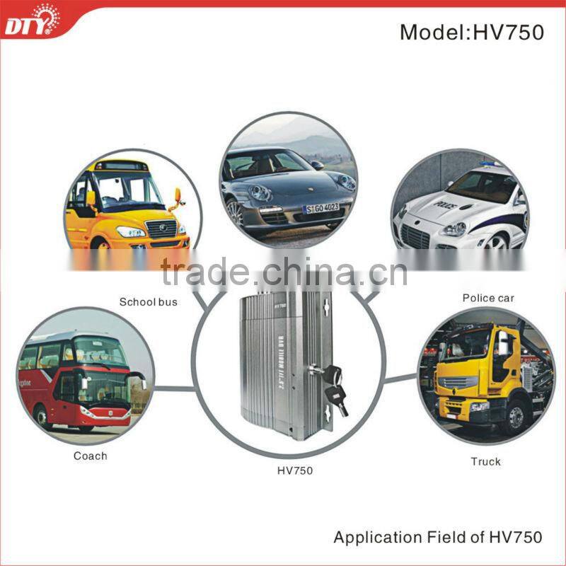 Promotion 1CH 2.5 TFT sd card mobile DVR for bus with usb , HV750