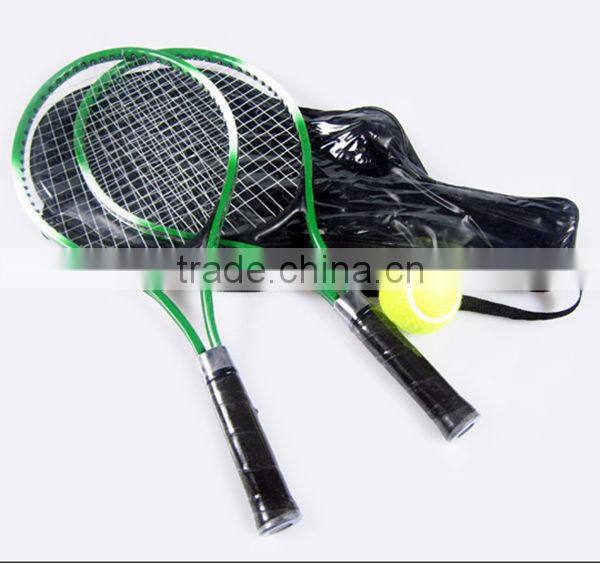Custom painting tennis racket, Tennis racquet with carbon fiber frame, polyester face net