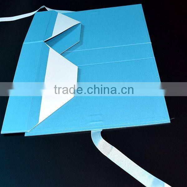 Custom logo printed lovely wedding dress favor box company