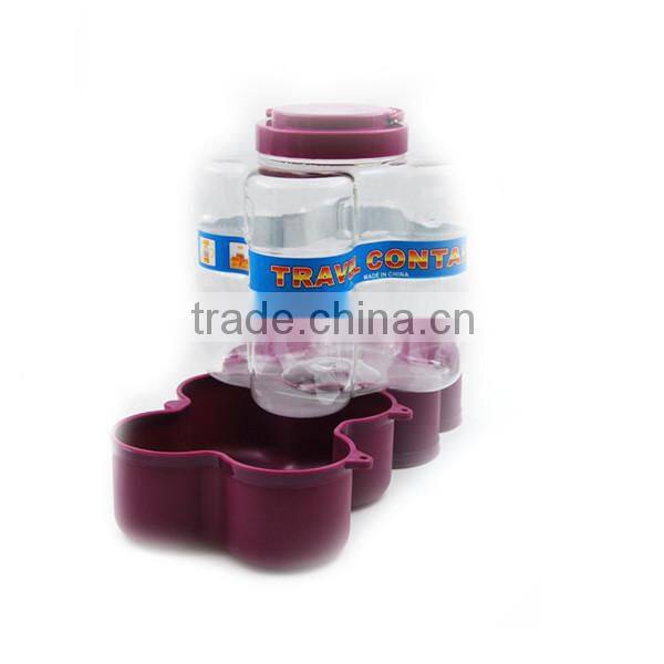 Pet food storage container/ pet traveling kit 100%portable with high quality bowl set