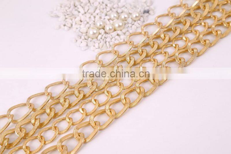 2016 Factory Direct Latest Technology Sell Multi-Surface Grinding Embossed Aluminum Chain