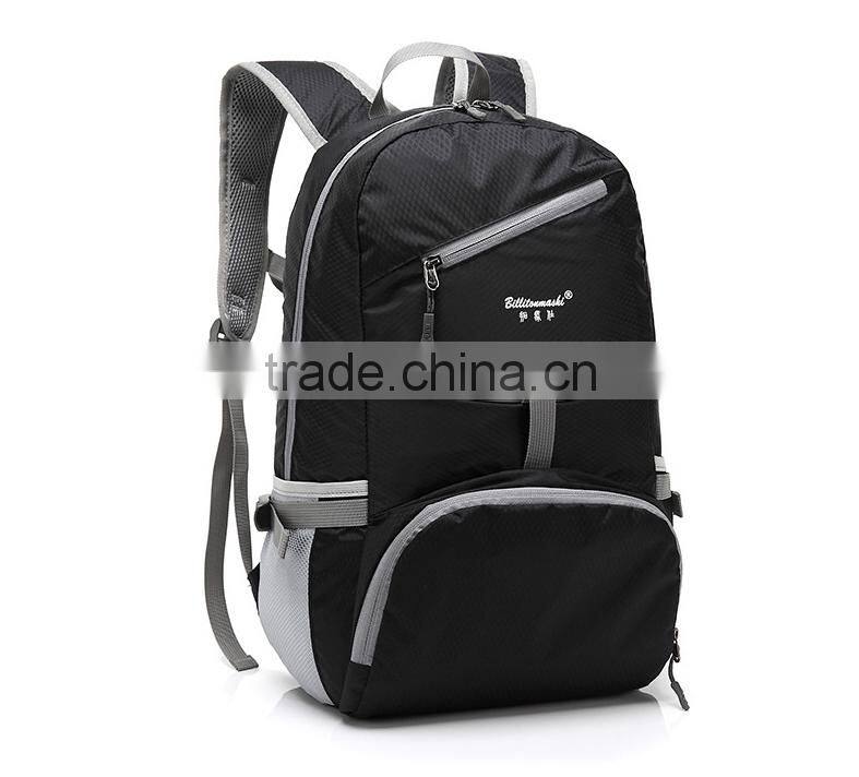 Outside folding travel backpack travel