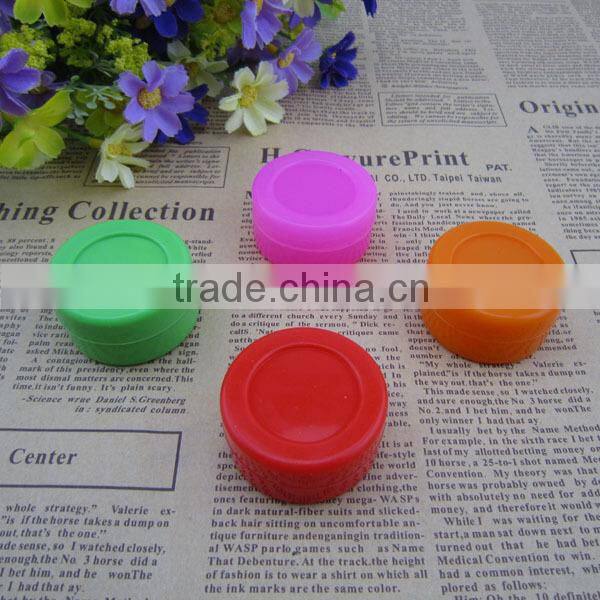 high quality colorful 38mm non-stick wax oil container storage jar