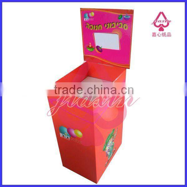 supermarket paper dump bin display unit/stand