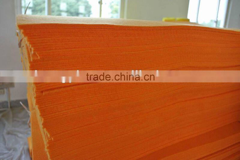 Viscose / polyester yellow cloth nonwoven clean cloth
