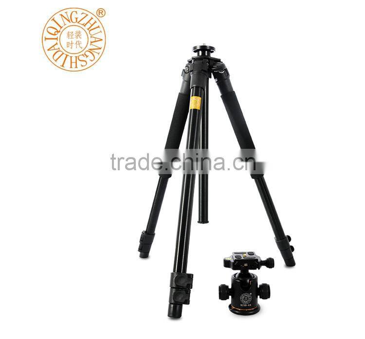 Q360 Aluminum king joy SLR camera tripod with panorama ballhead 59 inch photographic tripod for digital video SLR with carry bag