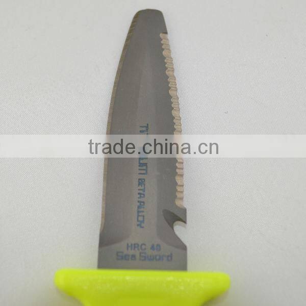 hunting knife/silicone diving equipment /military knife