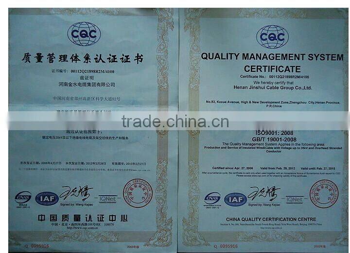 Low Smoke Zero Halogen Mechanical Control Cable with Rated Voltage of 450/750V