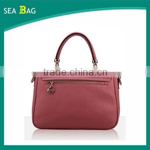 2016 alibaba china Lady crossbody bag satchels bag For leather Handle