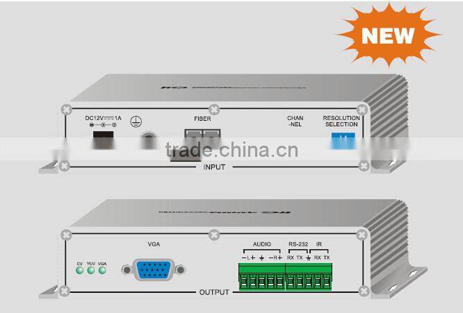 ITC TS-9507AR CVBS, YPbPr VGA Optical Transmitter and Receiver