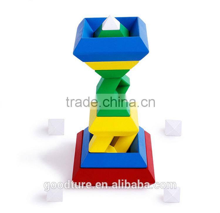 Wooden Magic Tower Intelligent Stacking Bricks