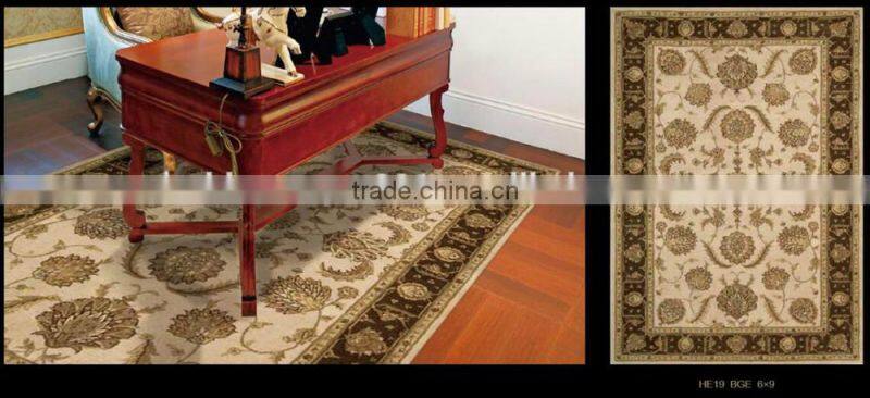 High Quality Wool Rugs And Carpet For Hotel(HE21 BGE )