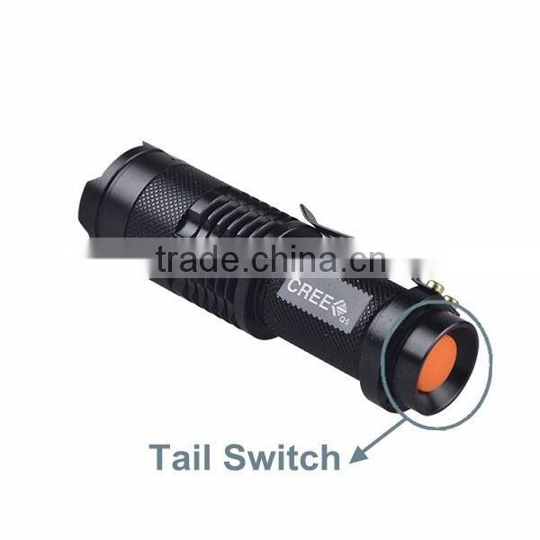 Manufacturer Supply Cheap Bulk AA Powerful Pocket Mini LED Flashlight with Branding