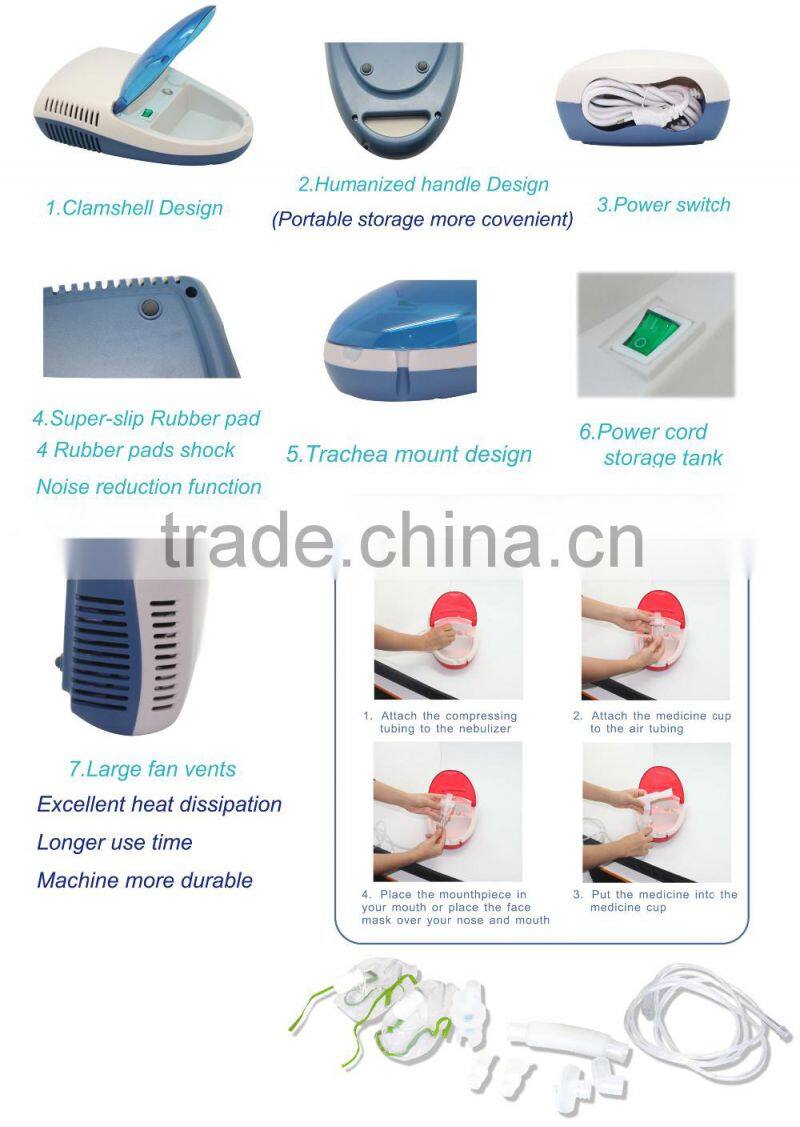 JH-102 health care equipment best quality compressor home using nebulizer