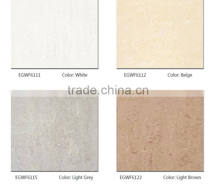 Anti-slip beige polished vitrified modern kitchen designs flooring porcelain tile