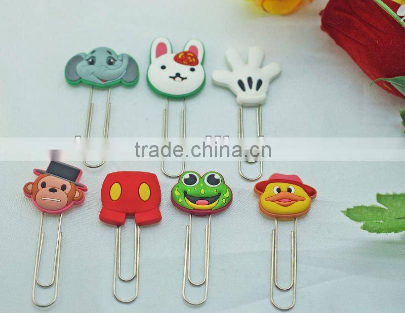 New fashion and cute 3D decorative PVC book mark