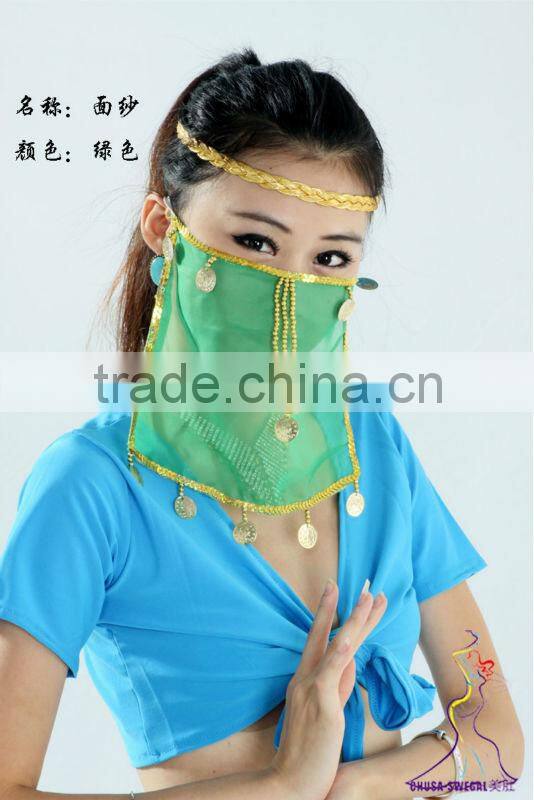 SWEGAL 2013 wholesale women belly dance silk fan veil
