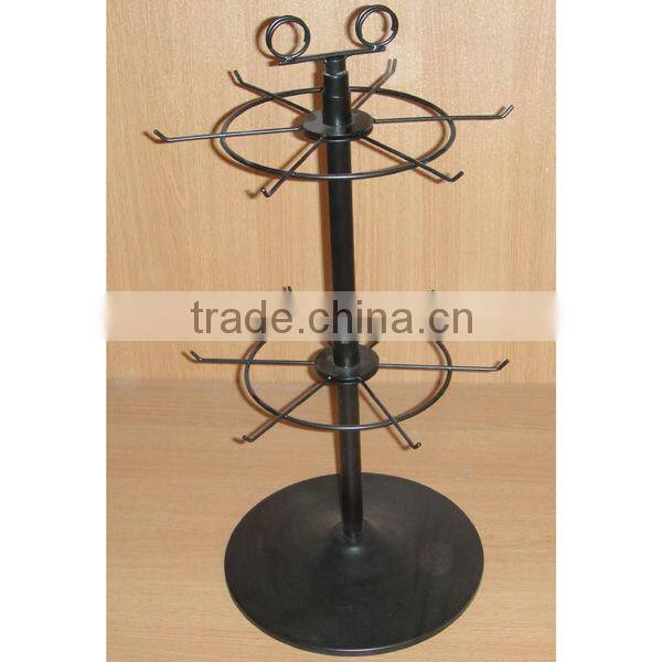 2 layer metal wire rotating counter stand with trade assurance