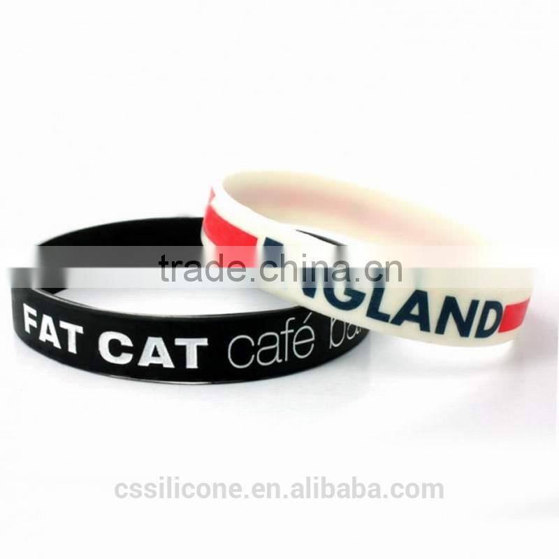 2014 Most Popular Eco-friendly Personalized Silicone Bracelet Cheap Custom Silicone Bracelets fashion gift