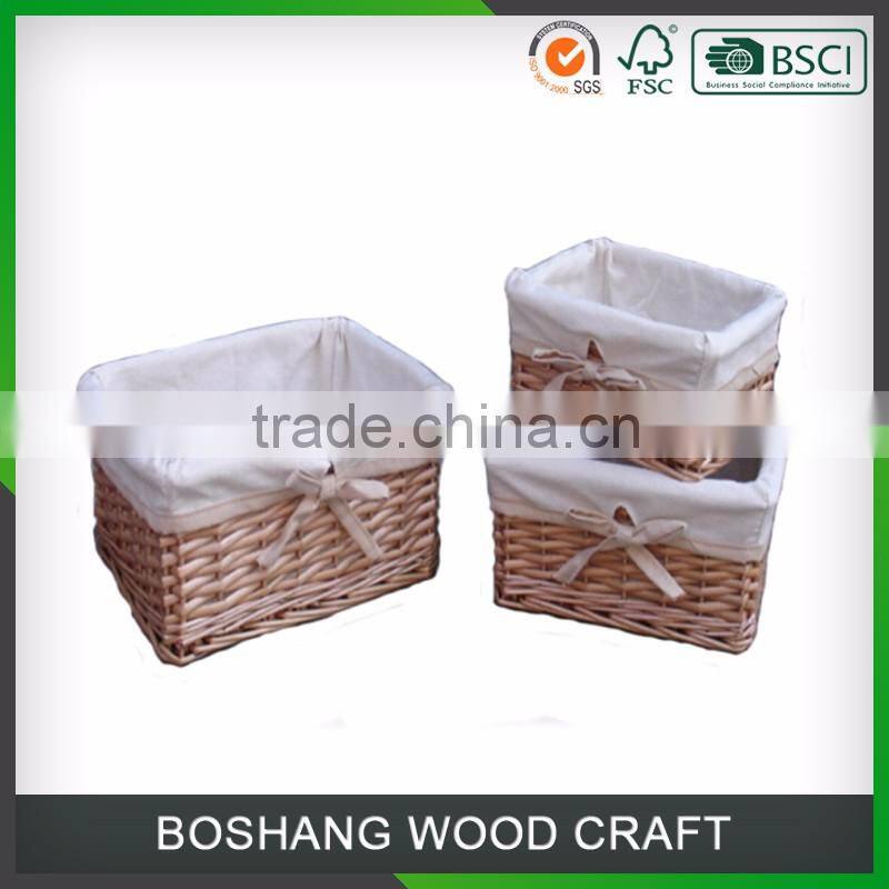 Cheap Empty Wicker Basket Made in China