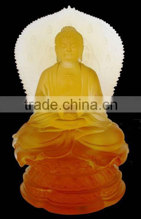 Wholesale Crystal Transparent Buddha Statues